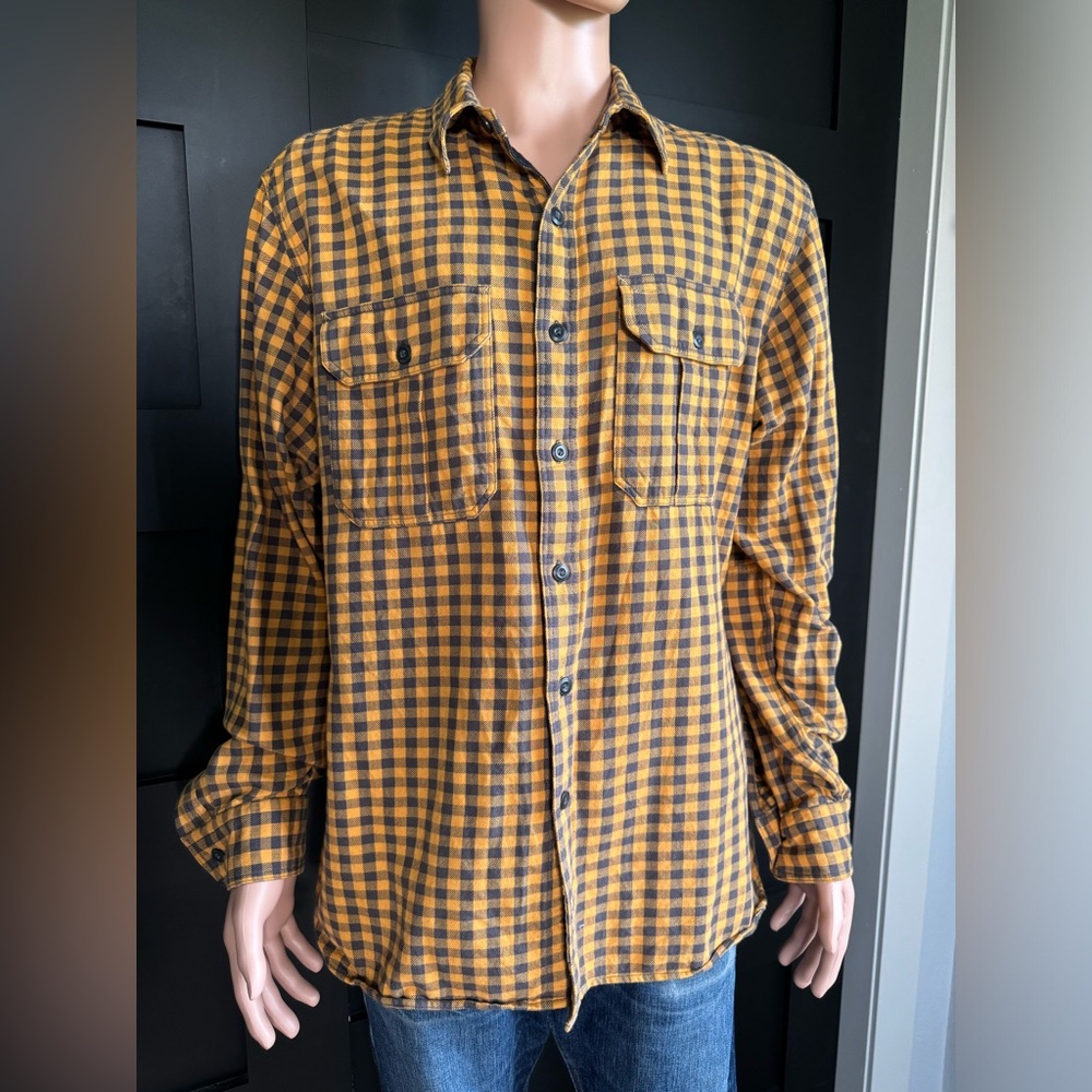 Double RRL Yellow and Black Workshirt, union made and very high quality.
